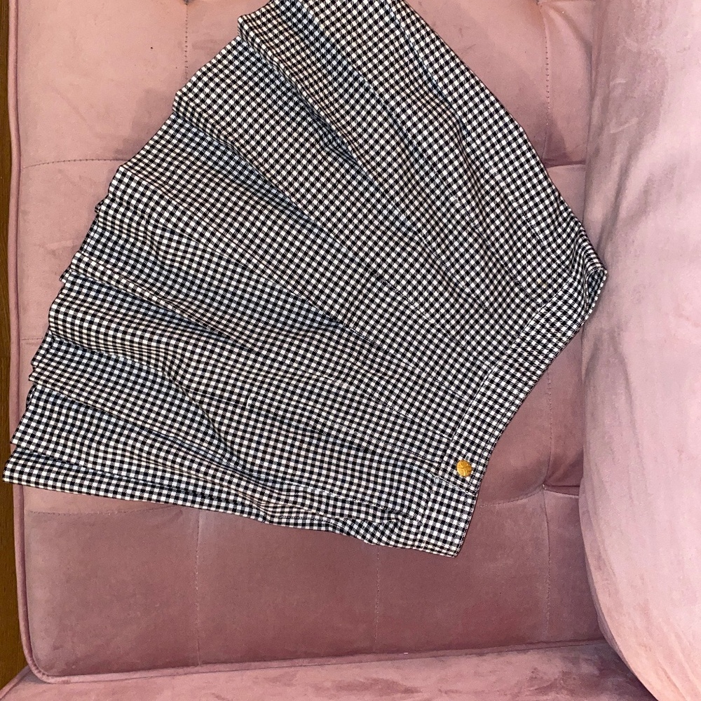 HOUNDSTOOTH SKATER SKIRT